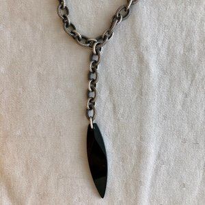 Cool Emporio Armani chunky chain Y necklace